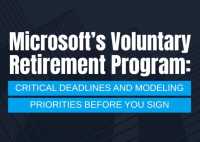 Microsoft’s Voluntary Retirement Program: Now We Have The Details